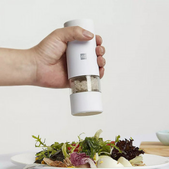Мельница электрическая аккумуляторная HuoHou Electric Grinder Rechargeable (HU0201), белая