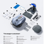 Робот-газонокосилка HOOKII Neomow X 2 PRO до 6000 м² с 3D LiDAR, тремя AI-камерами и автокартой