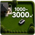 Роботы-газонокосилки для участка 1000–3000 м² (10 - 30 соток)