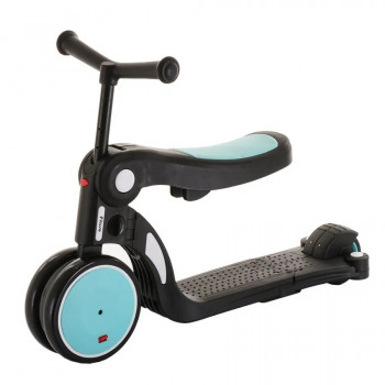 Самокат-беговел-велосипед Bebehoo Deformation Stroller (DGN5-2) детский, бирюзовый