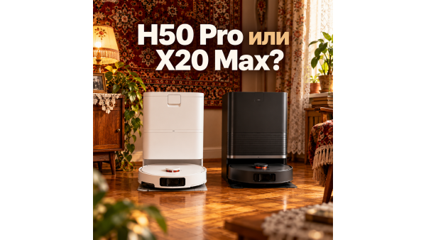 Xiaomi H50 и H50 Pro против X20+, Pro и Max: какой робот выбрать?