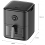 Аэрогриль Xiaomi Mijia Smart Steam Air Fryer 7L MAF-ST701 EU с паром, 7 л, черный