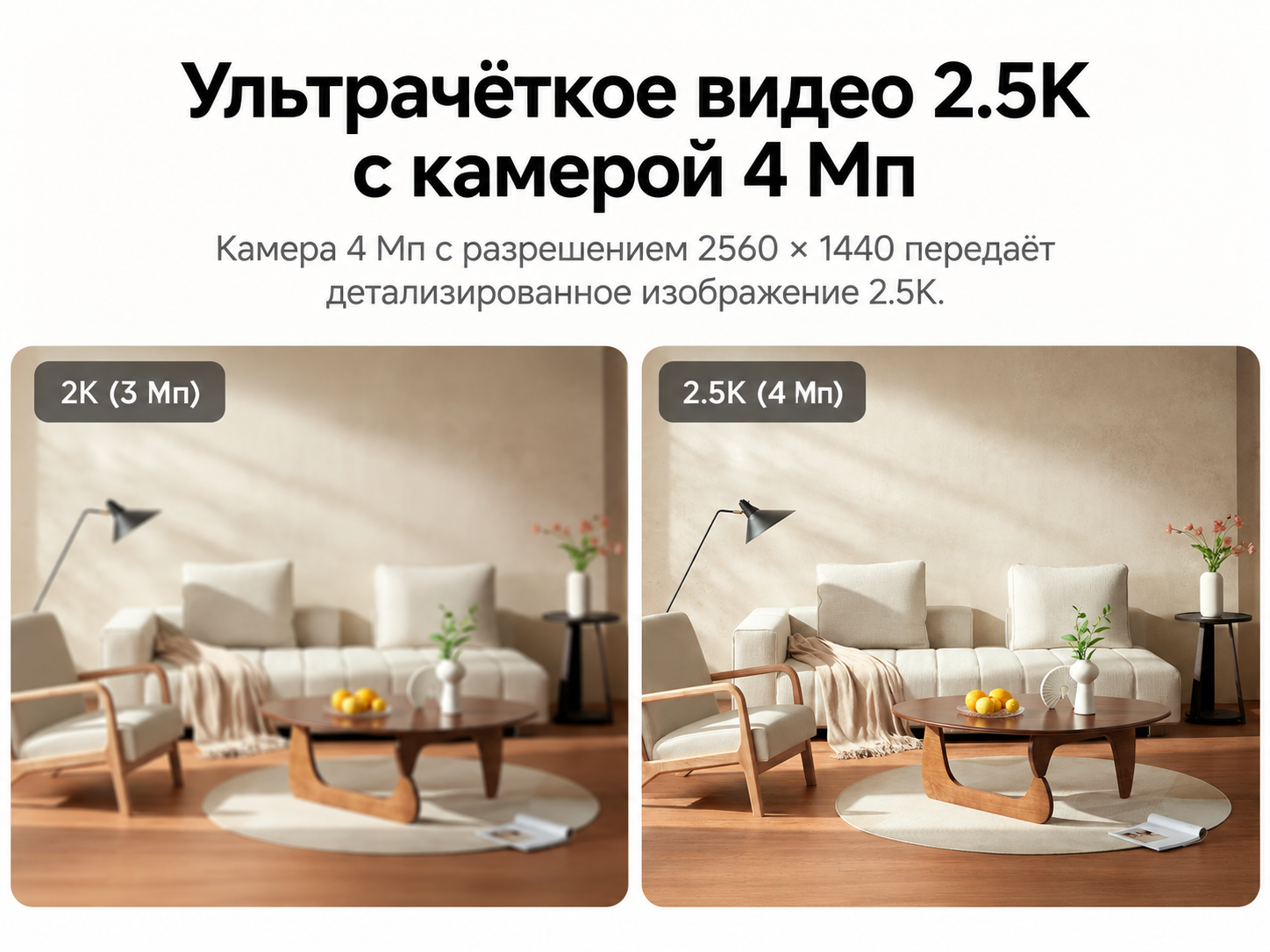 Камера Xiaomi Smart Camera C401 с разрешением 2.5K и 4 Мп