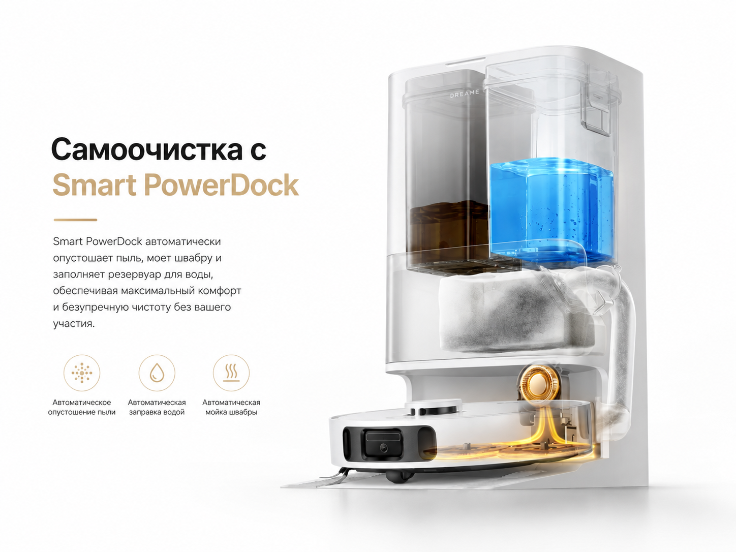 Dreame D30 Ultra Выдвижной моп MopExtend RoboSwing Dreame D30 Ultra