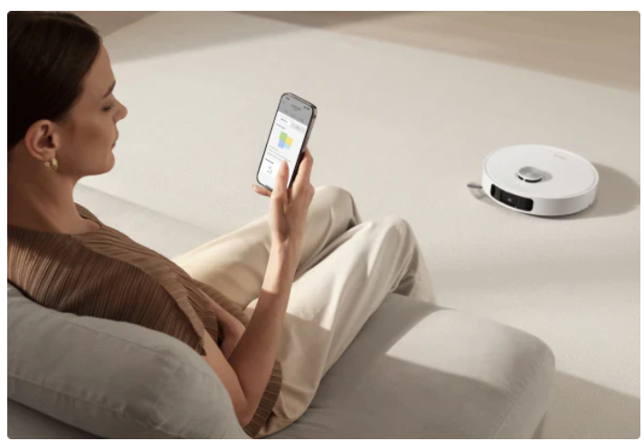 Управление робот-пылесосом Dreame L50 Ultra CE через приложение Dreamehome
