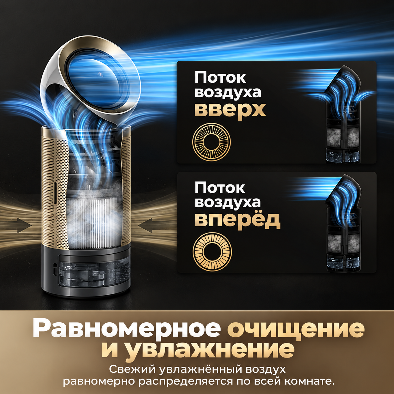 Работа очистителя воздуха Dreame PM30