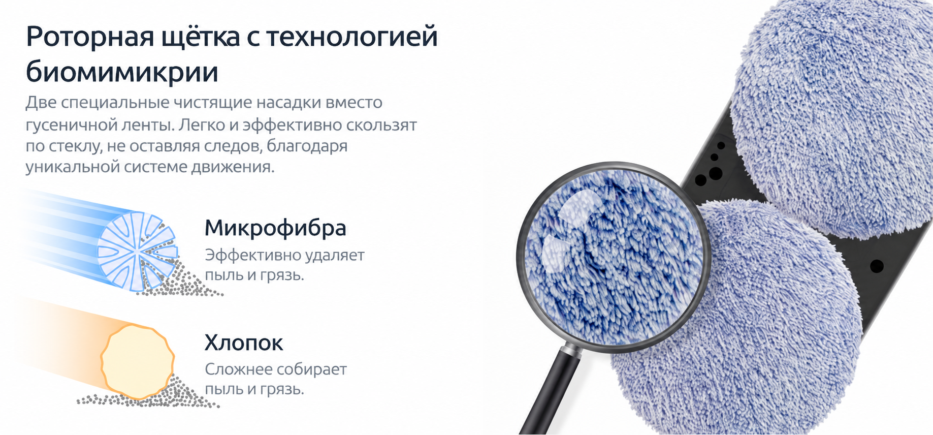 HOBOT-300 с салфетками из микрофибры HOBOT-300 с салфетками из микрофибры