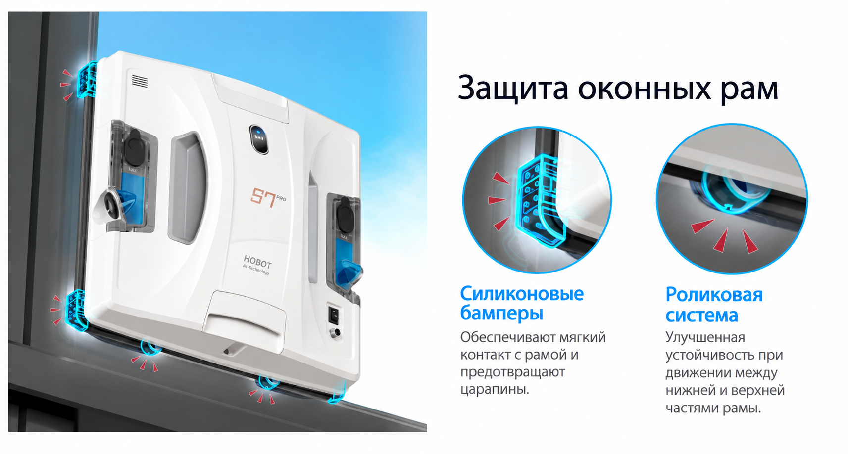 Защита рам HOBOT-S7 Pro Защита рам HOBOT-S7 Pro