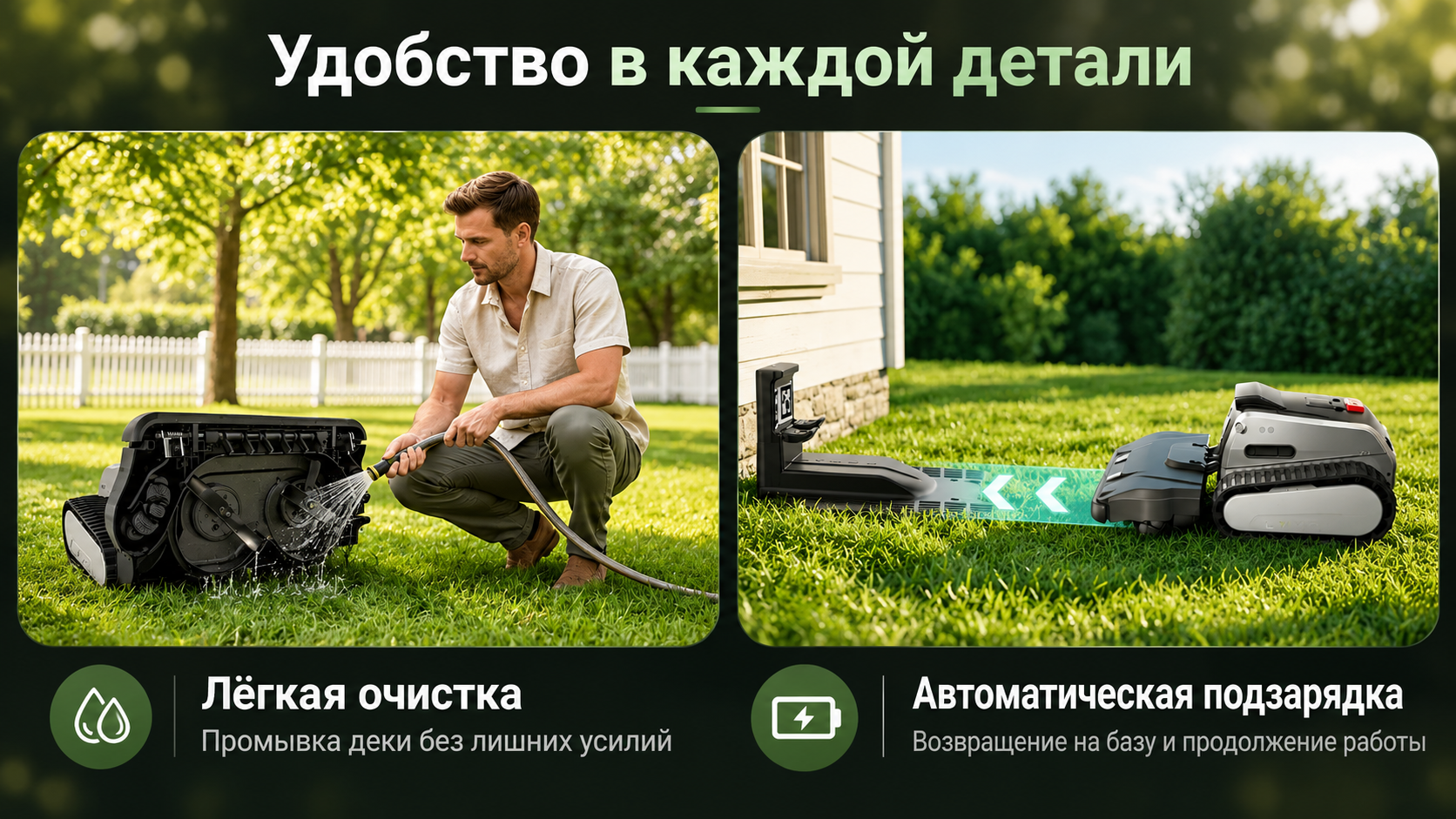 Удобство использования и уход за Lymow One Plus Удобство использования и уход за Lymow One Plus
