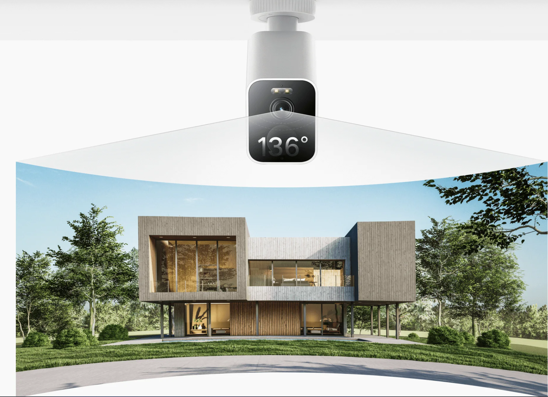 Полноцветное ночное видение до 10 метров Xiaomi Outdoor Camera BW500