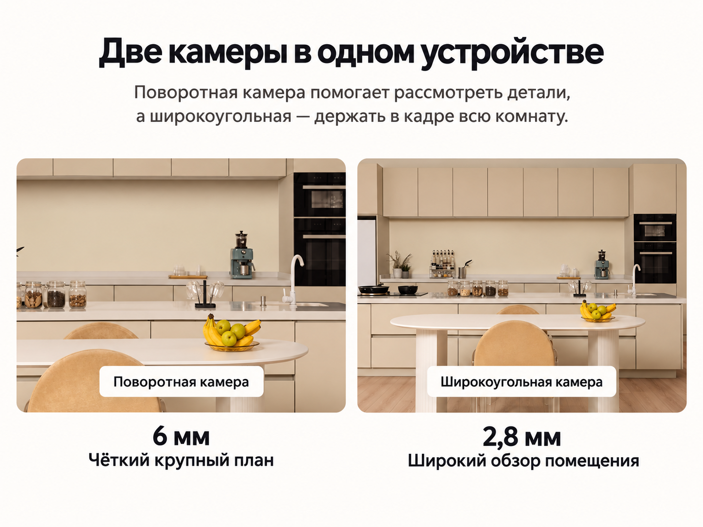 Две камеры Mijia Smart Camera C300 Dual Две камеры Mijia Smart Camera C300 Dual 360 градусов