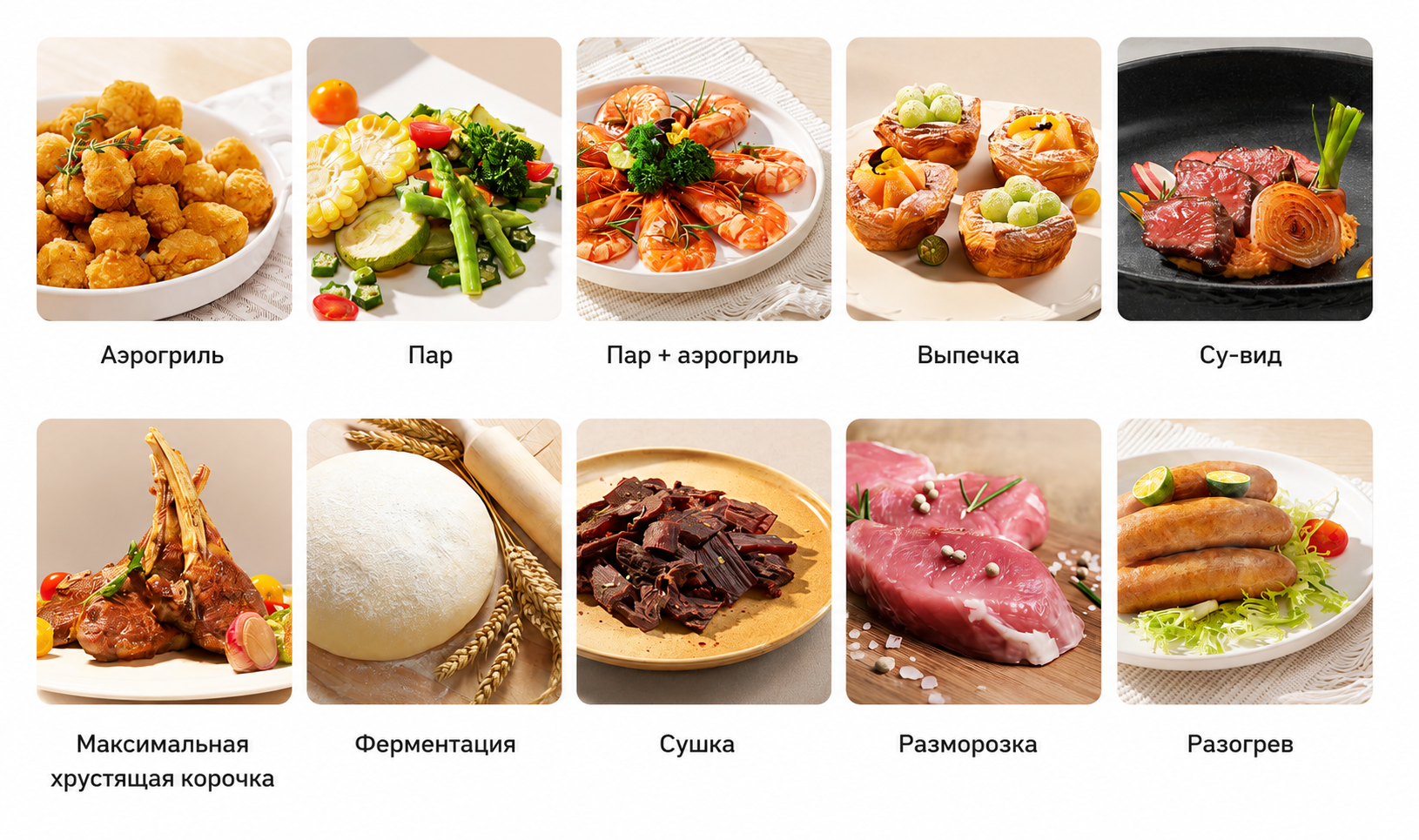 10 режимов и прозрачное окно Xiaomi Mijia Smart Steam Air Fryer 7L