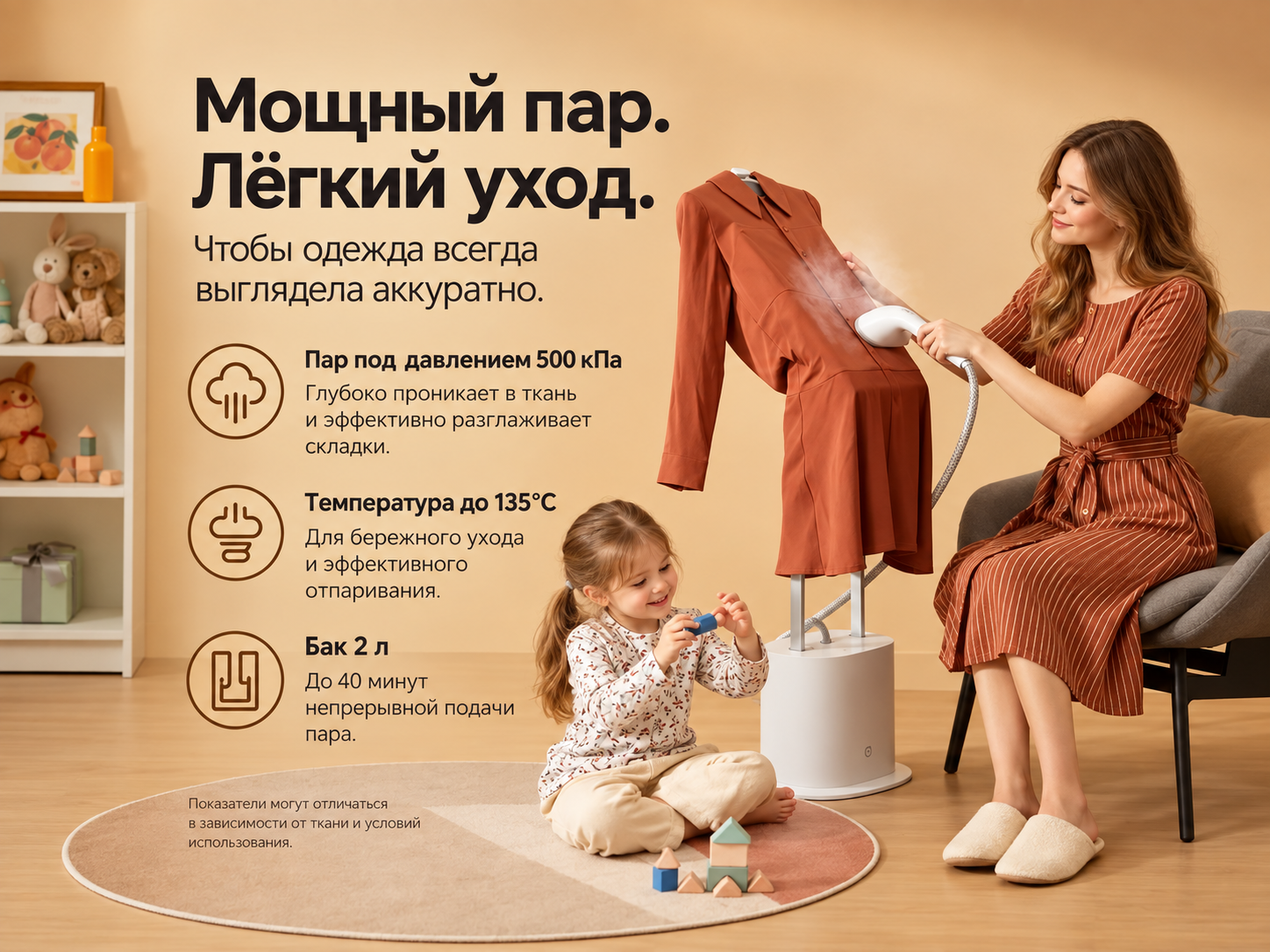 Mijia High-Pressure Steam Iron Пар до 135 °C и двойной нагрев