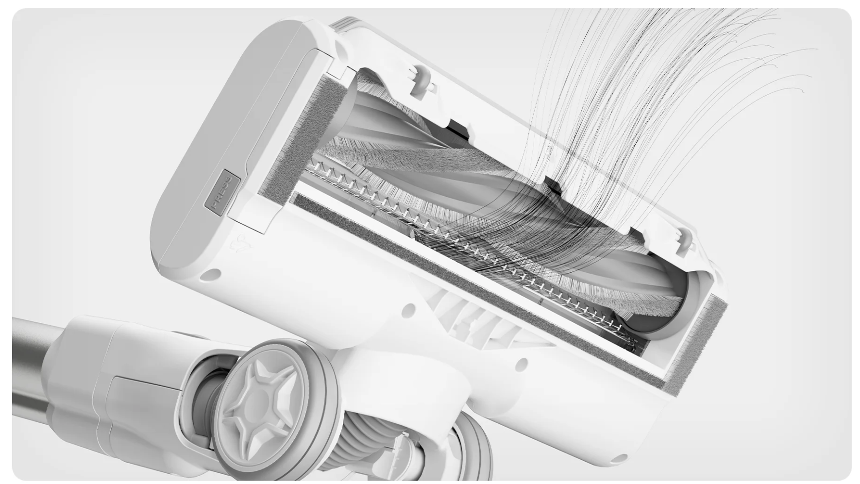 Гребенка против наматывания волос Xiaomi Mijia Vacuum Cleaner 4C